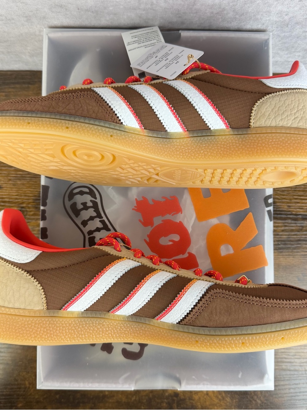NEW adidas Handball Spezial Fresh Rags Hot Boiled Peanuts Size 11 KH7477 LE /813 - Picture 4 of 11